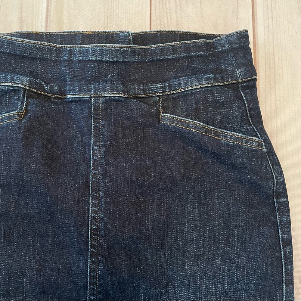 Citizens of Humanity Karmen Pencil Denim Skirt Women’s 25 Blue Dark Wash Career - Picture 5 of 16